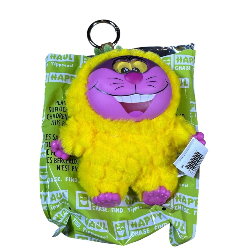 Disney Fresh Picked Vinyl Plush Keychain NWT Yellow Cheshire Cat Pineapple Fruit - Picture 4 of 6